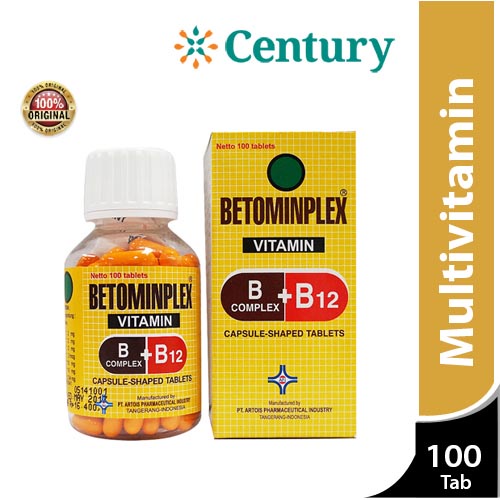 Jual Vitamin Betominplex B + B12 / Multivitamin / Vitamin B / Daya ...