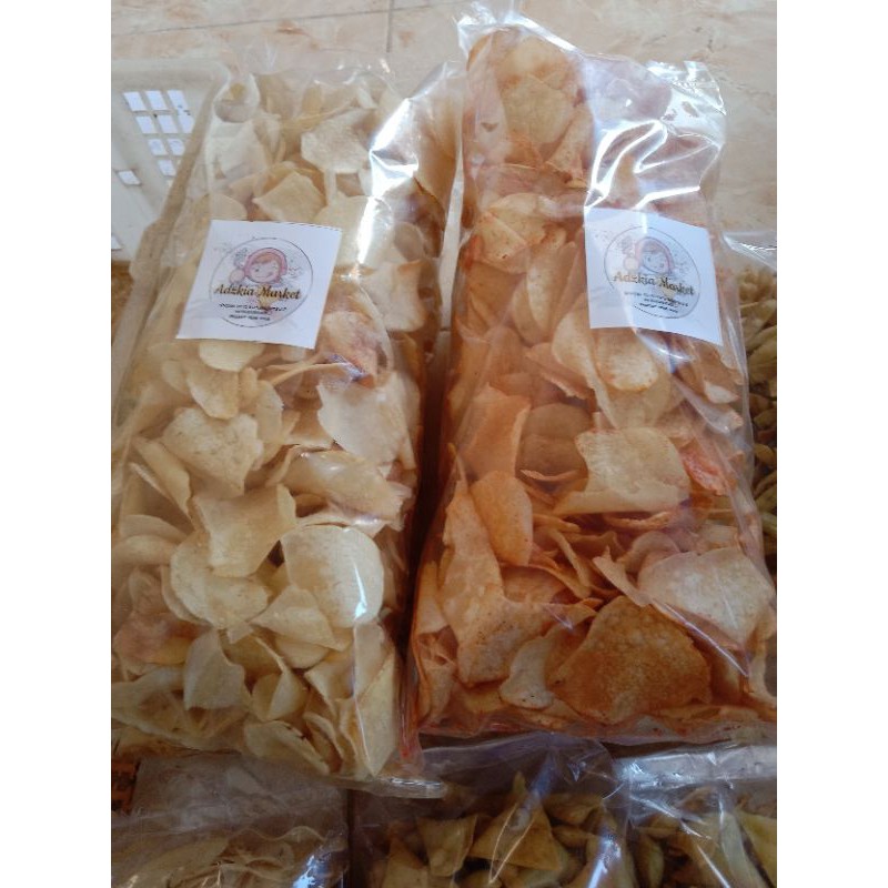 Jual COD 450g KERIPIK TALAS KILOAN /CERIPING KIMPUL MBOTE HOMEMADE ...