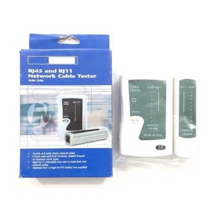 Jual Lan Taster RJ45 dan RJ11 Network Cable Tester LANTESTER | Shopee ...