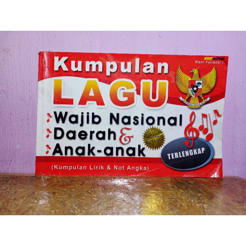 Jual Buku Kumpulan Lagu Wajib Daerah Musik Not Angka Lirik Lengkap Murah Shopee Indonesia