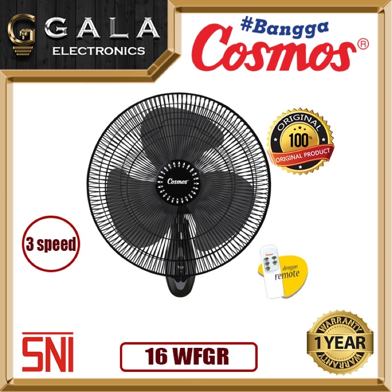 Jual Kipas Angin Cosmos 16 WFCR/WFGR Remote (Wall Fan) | Shopee Indonesia