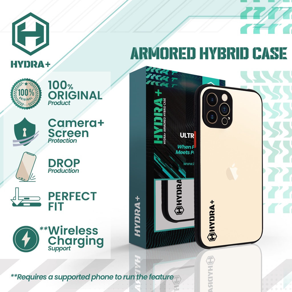 Jual HYDRA+ iPhone 12 Pro / Pro Max Armored Clear Hybrid Case - Casing ...