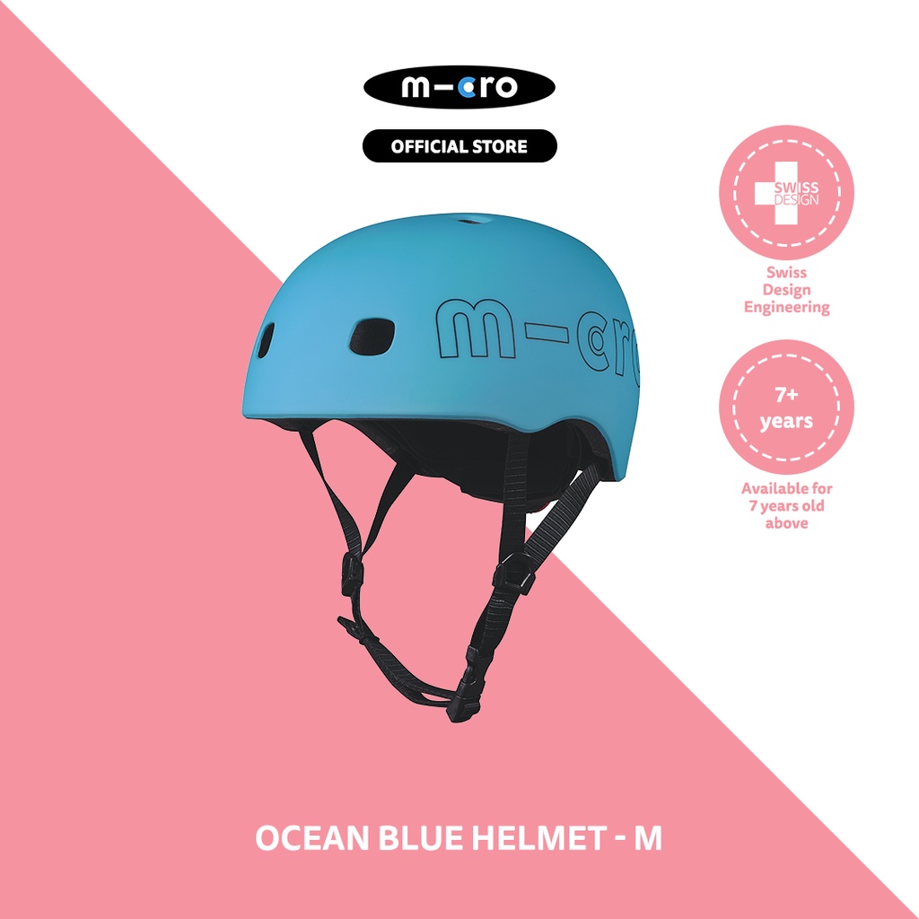 Jual Micro Helmet Ocean Blue M Shopee Indonesia