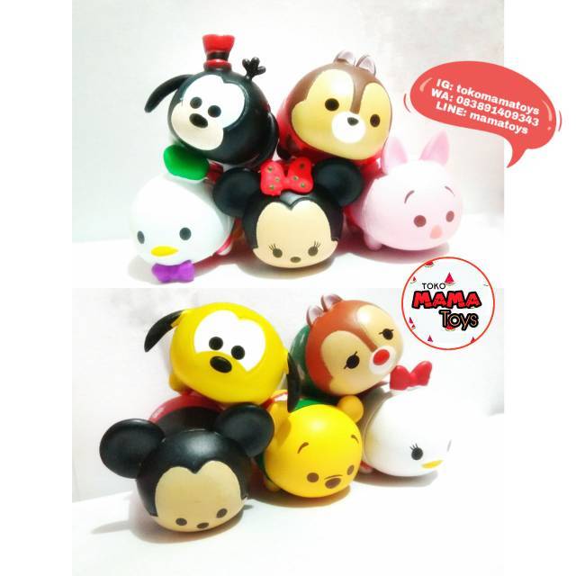 Jual Tsum Tsum Disney Figure 1 set isi 10 pcs | Shopee Indonesia