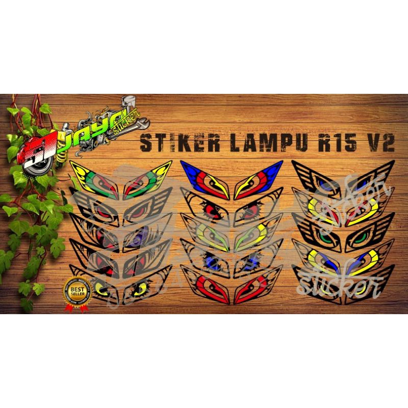 Jual Sticker Stiker Lampu Mata Elang R15 V2 / R15 V2 | Shopee Indonesia