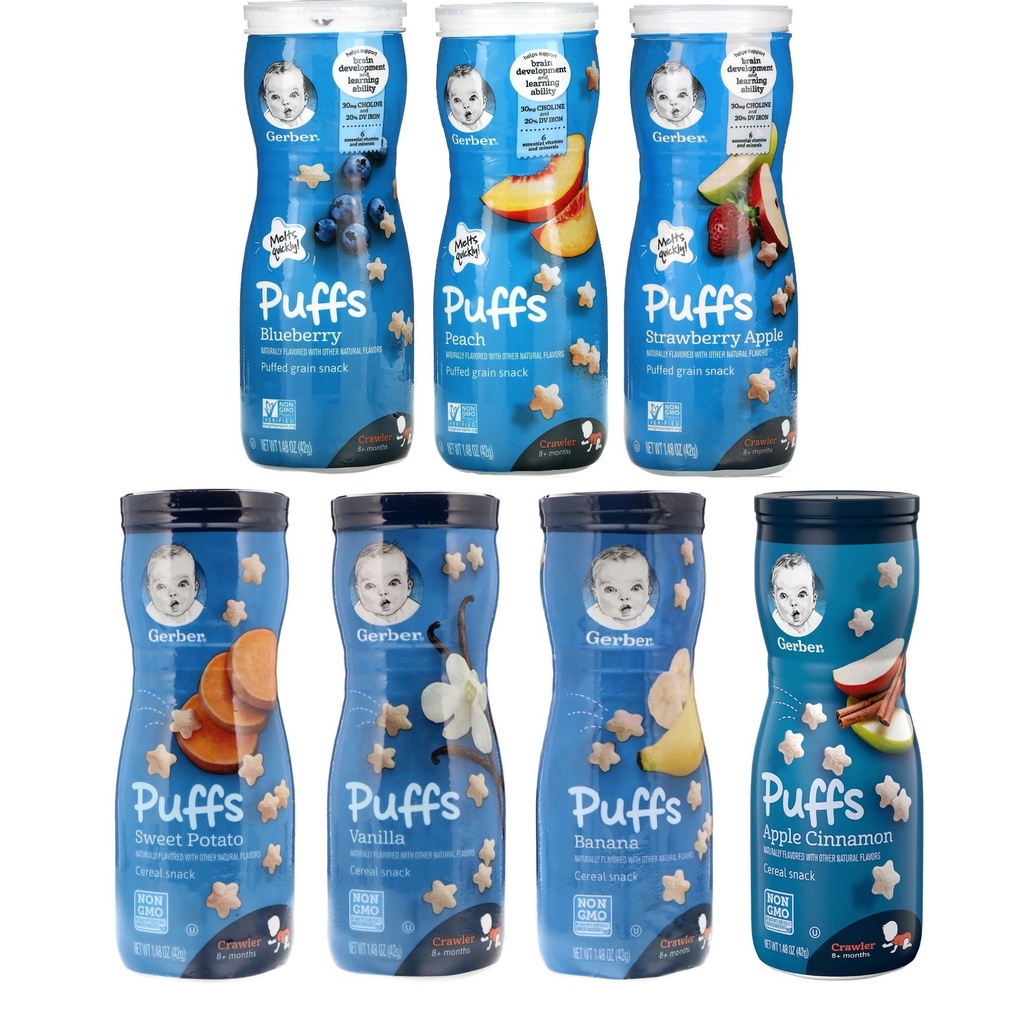 Jual GERBER PUFF Cereal Snack | Shopee Indonesia