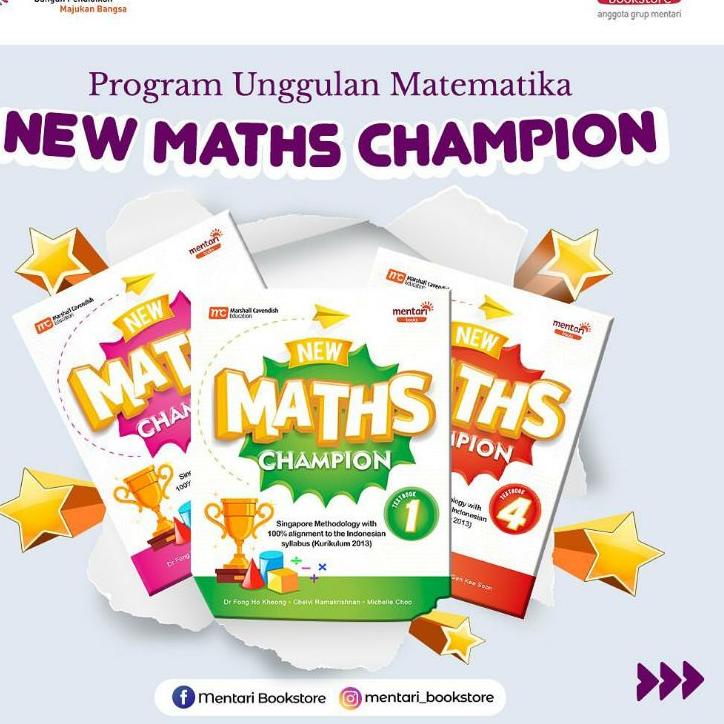 Jual TrxR7d7C--New Math Champion | Buku Matematika SD | Shopee Indonesia