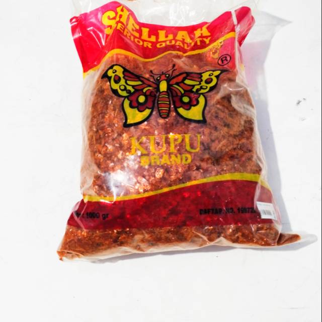 Jual Sirlac Emping Kupu-Kupu / Bahan Dasar Pelitur /Sirlak 1 KG ...