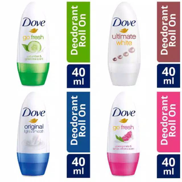 Jual Dove Roll On Deodorant 40ml All Variant-Deodorant Dove | Shopee ...