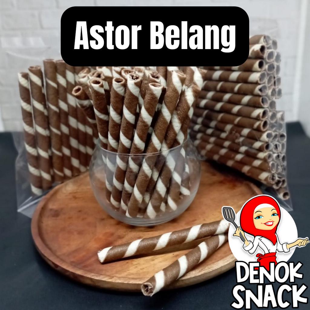 Jual Wafer Stick Astor Belang Panjang Coklat Vanila Denok Snack Pusat Cemilan Dan Oleh Oleh 3769