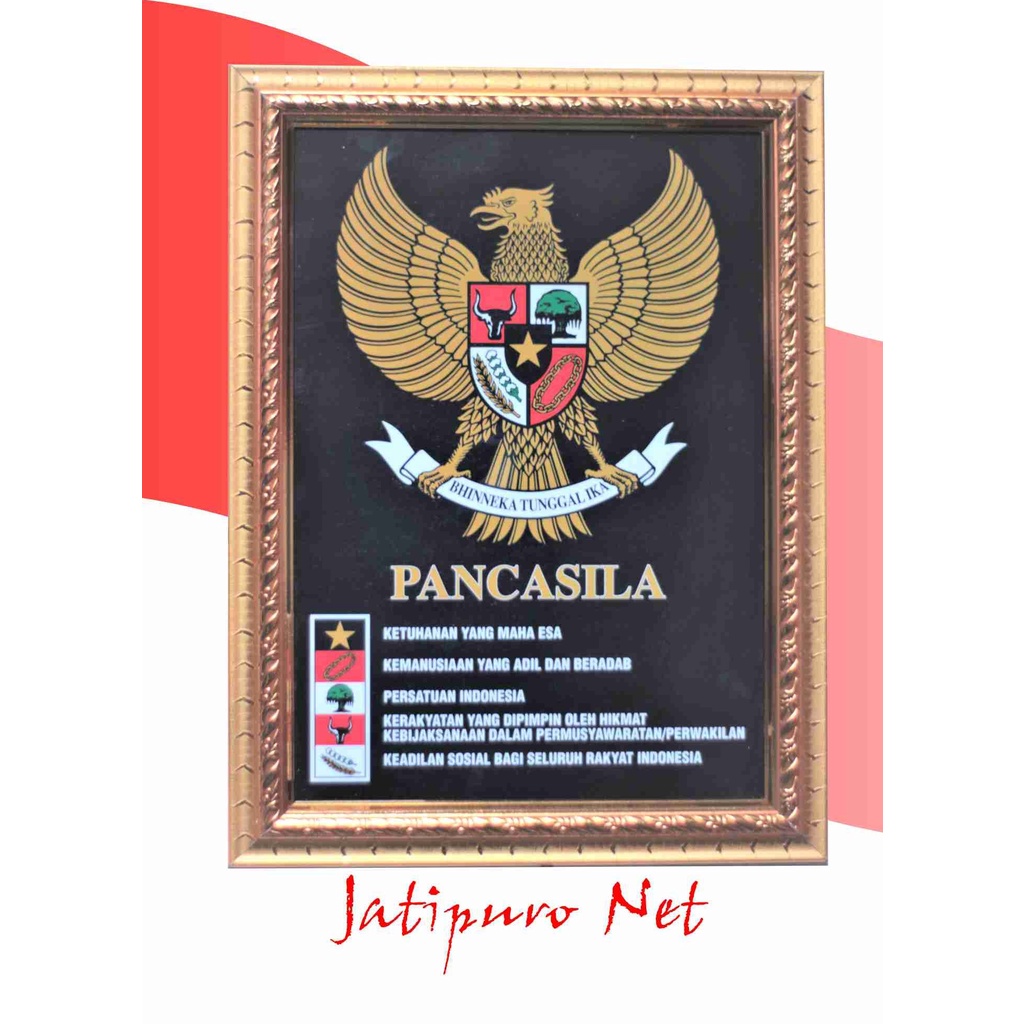 Jual Pigura Gambar Garuda Pancasila F4 | Shopee Indonesia