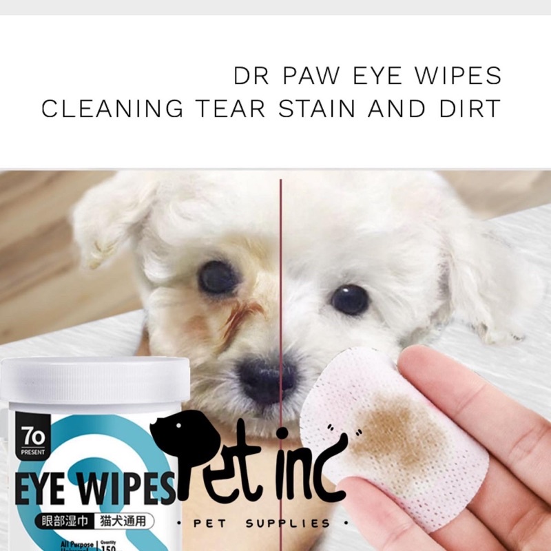 Jual dr paw eye wipes for tear stain Shopee Indonesia