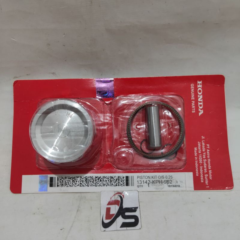 Jual piston kit Supra x 125 kharisma karina ukuran OS 025 (KPH
