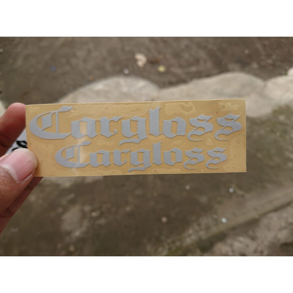 Jual STICKER CARGLOSS SET 2 PCS | Shopee Indonesia