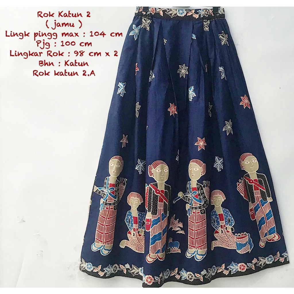 Jual Rok katun batik solo karakter | Shopee Indonesia