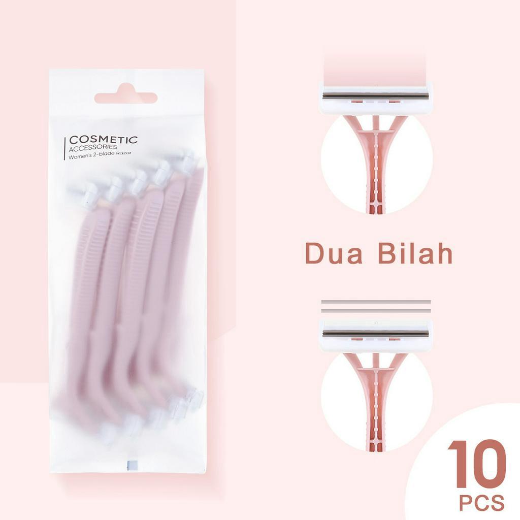 Jual Miniso Alat Cukur Wanita (Paket 5) Pelumas Nyaman Ladies Shaver 3 ...