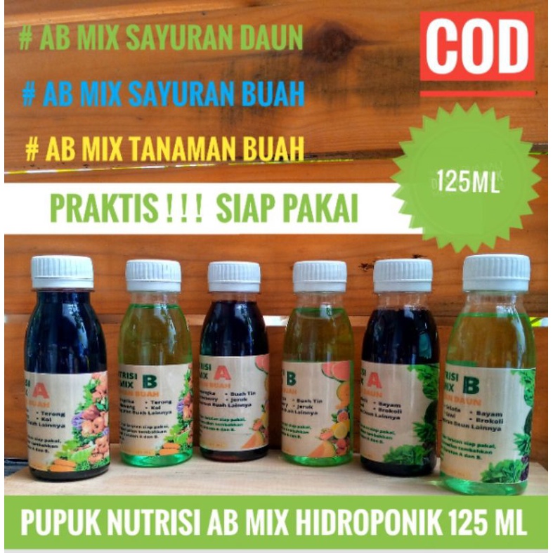 Jual Nutrisi Ab Mix Sayuran Daun Sayuran Buah Tanaman Buah Siap Pakai