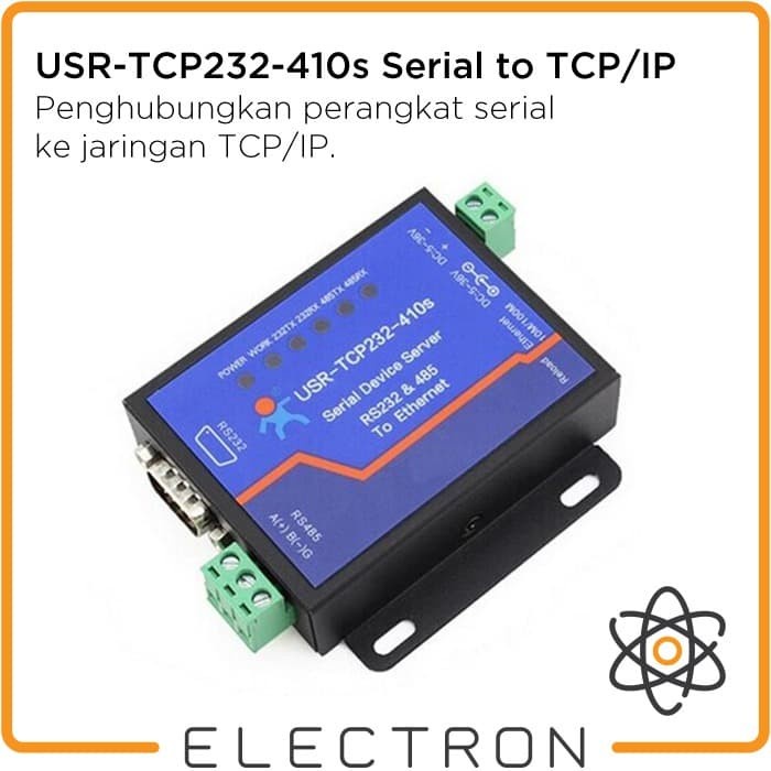 Jual USR-TCP232-410s Serial to TCP/IP RS232 RS485 Gateway Ethernet ...