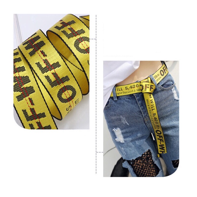 Off white belt 120 cm best sale