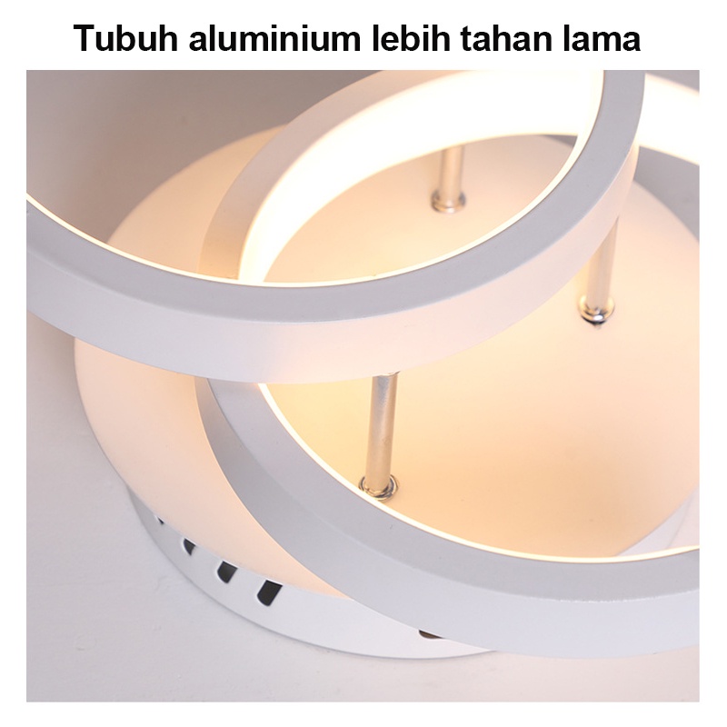 Jual Golden LED Lampu Plafon 3 Warna LED Ceiling Light Lampu Hias Rumah ...