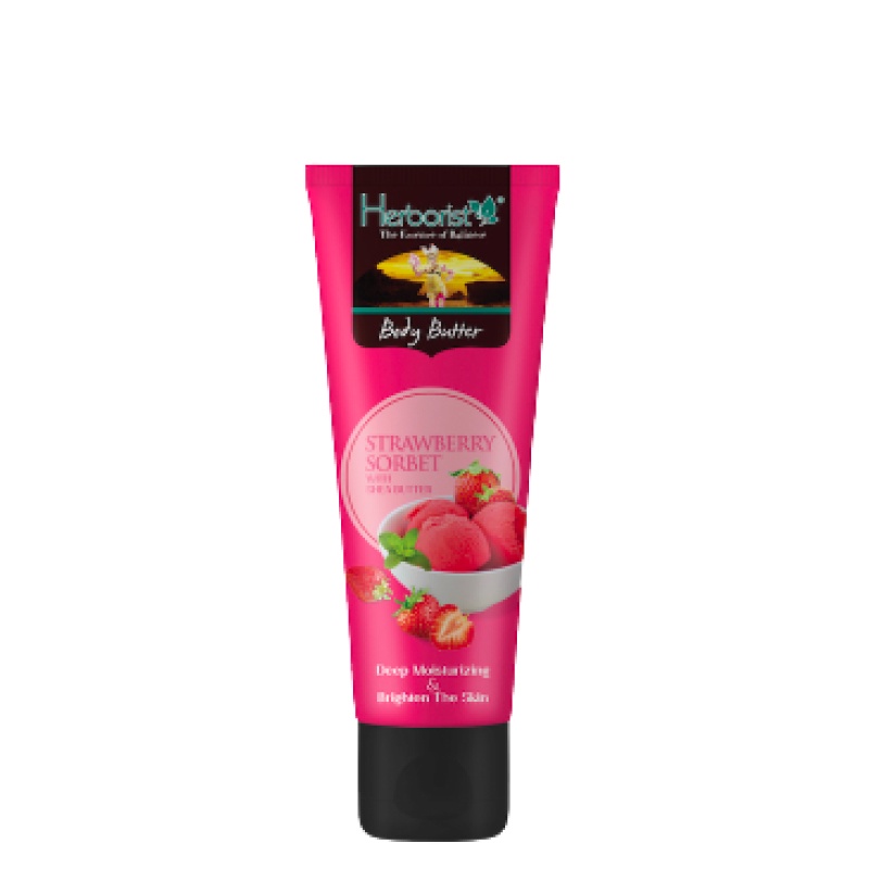 Jual Herborist Body Butter Strawberry Sorbet 80 gr Shopee Indonesia