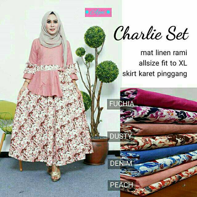 CHARLIE SET (HOT PINK)