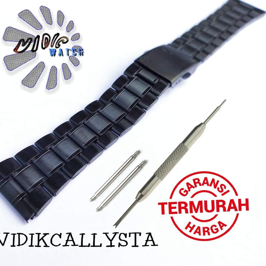 Jual Kode Db Strap Tali Jam Tangan Rante Hitam Stainless Steel Besi