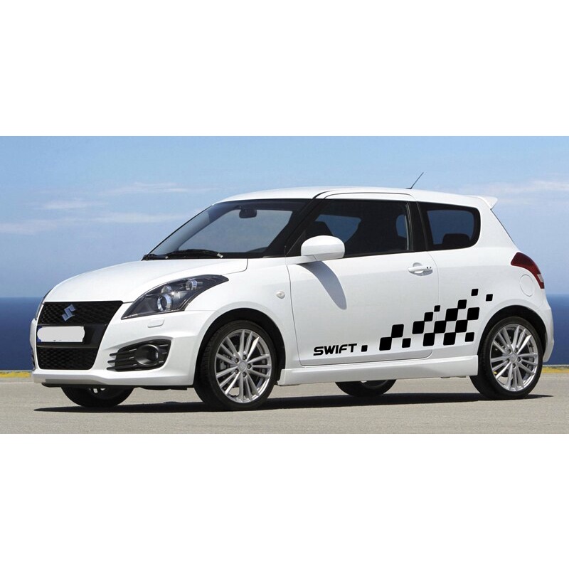 Jual Stiker mobil suzuki swift cutting sticker motif racing stiker ...
