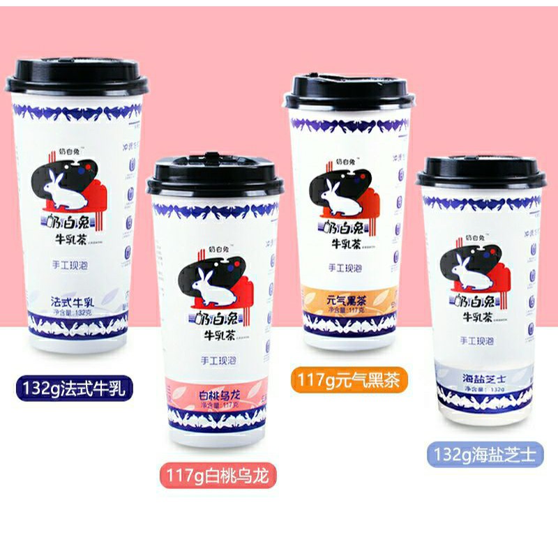 Jual White rabbit milktea 4 varian ready stock susu rabbit white rabbit ...