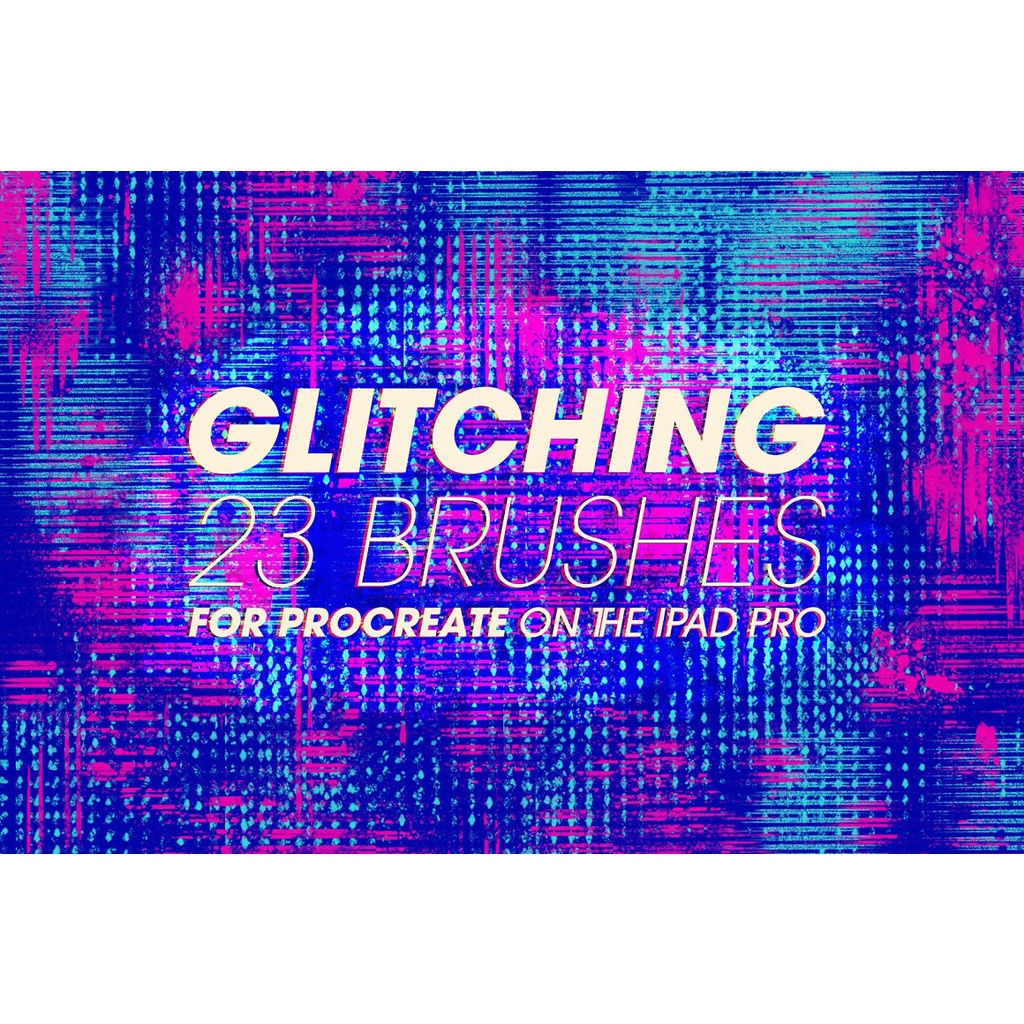 Jual Procreate Brush - 23 Glitching Brushes for Procreate | Shopee ...