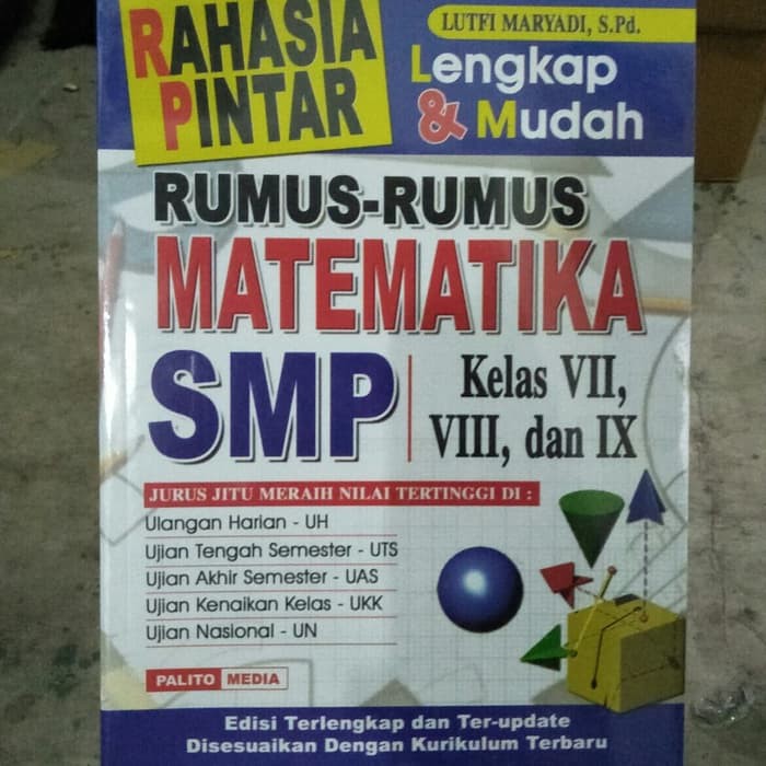 Jual Rahasia Pintar Rumus Rumus Matematika Smp ~sH1035 | Shopee Indonesia