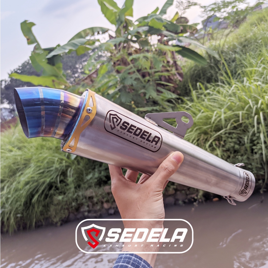 Jual SLINCER KNALPOT ORIGINAL SEDELA EXHAUST RACING KRUCUT JUMBO KEONG ...