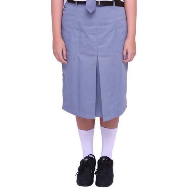 Jual Rok Span Pendek Abu - Abu SMA Seragam Sekolah Bahan Berkualitas ...