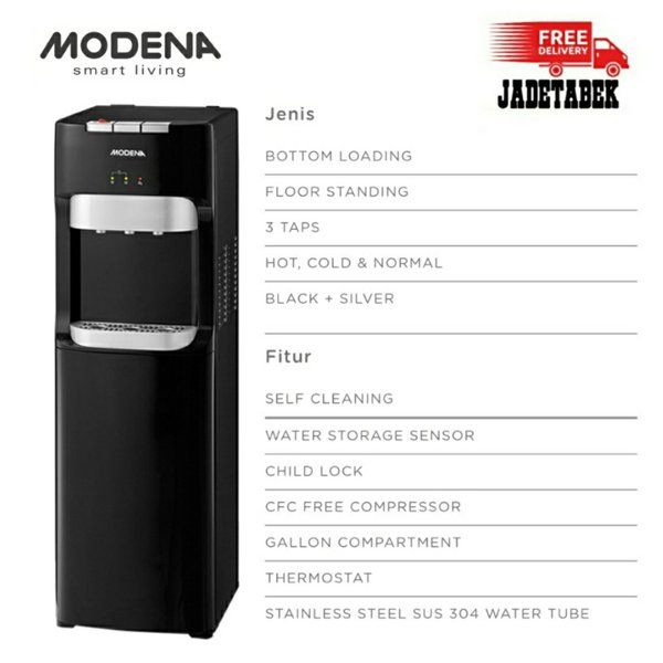 Jual WATER DISPENSER MODENA DAVION DD 75 L DISPENSER AIR MINUM GALON BAWAH KOMPRESSOR DD75L