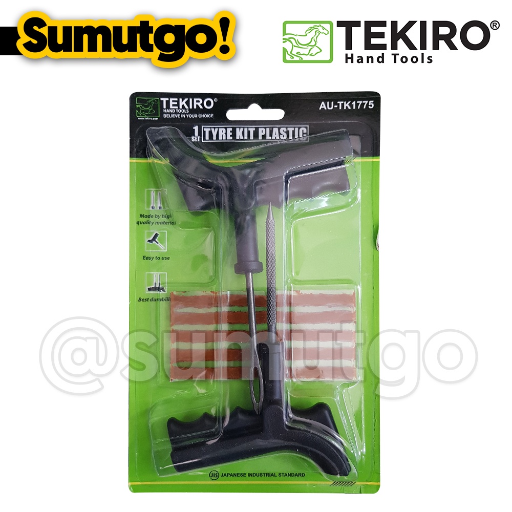 Jual Tekiro Alat Tambal Ban Tubless Gagang Plastik Tekiro Tyre Kit Plastic Shopee Indonesia