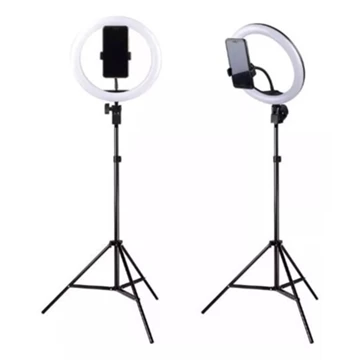 Tripod Ring Light 26Cm 33Cm Makeup Youtube Tiktok Lampu Cincin Dimmable Photo Studio Tripod