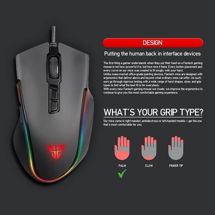 Jual Fantech Cyclops X10 Gaming Mouse AG1253 | Shopee Indonesia