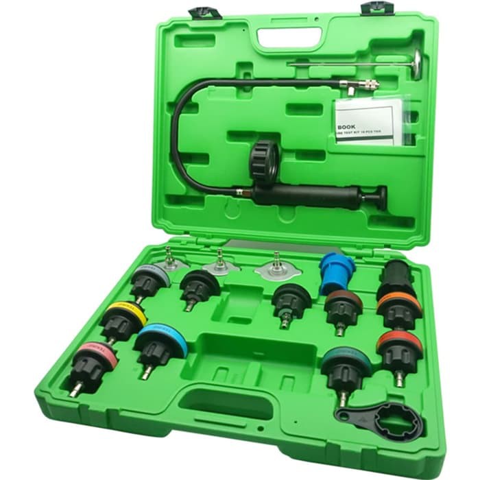 Jual TEKIRO UNIVERSAL RADIATOR PRESSURE TEST KIT 18 PCS/TOOLS/ALAT ...