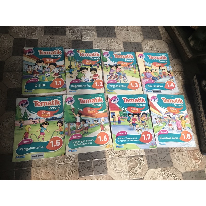 Jual buku kelas 1 sd tematik masmedia tema 1, 2, 3, 4, 5, 6 ,7, 8 ...