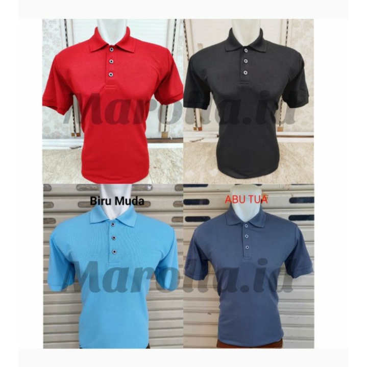 Jual Kaos Polo Polos / Kaos Kerah / Polo Shirt Pria | Shopee Indonesia