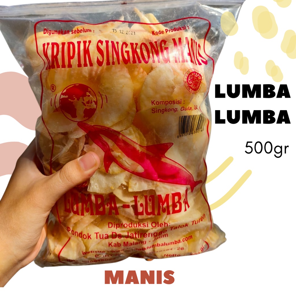 Jual Keripik Singkong Lumba Lumba Besar Kripik Manis Asin Oleh Oleh