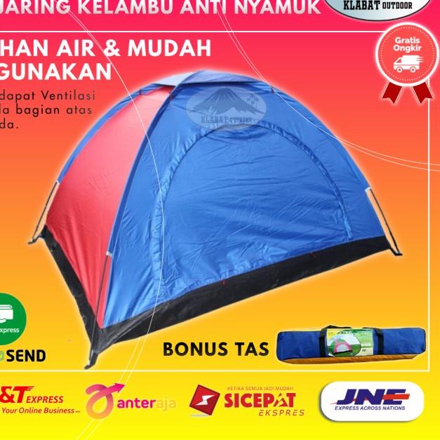 Jual Tenda Kemping Camping Dome Gunung Outdoor Kapasitas 2 Orang HYU