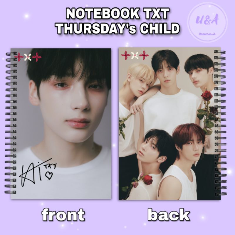 Jual [COD] NOTEBOOK A5 TXT THURSDAY'S CHILD END Ver. Buku Yeonjun ...