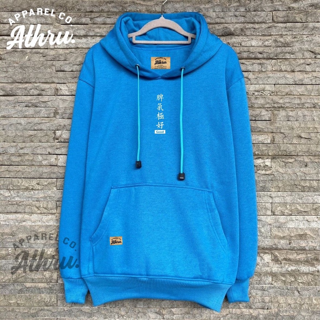 Sweater Pria Hoodie Distro Athru Sablon List Japanes Good Warna Putih Jaket  Hoodie Pria Dan Wanita