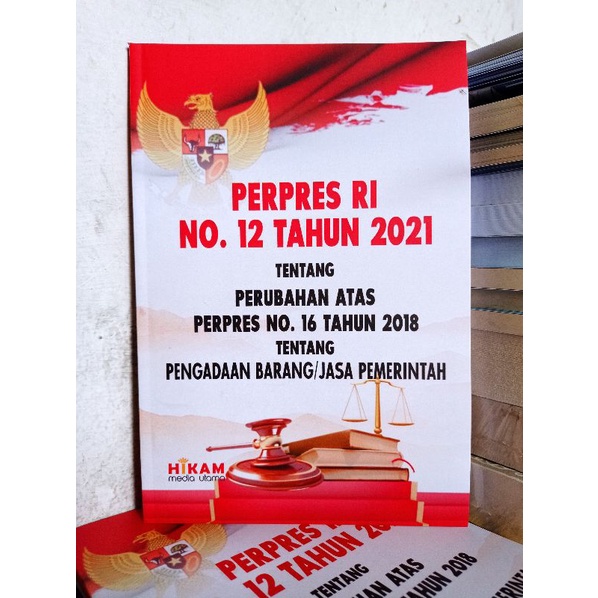 Jual Buku Peraturan Presiden Republik Indonesia Nomor 12 Tahun 2021 ...