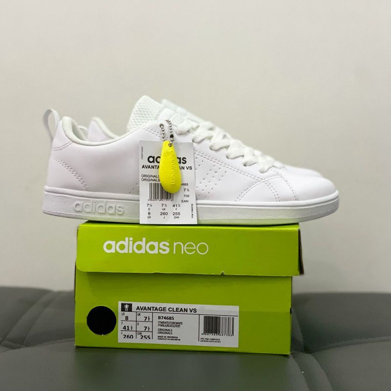 Jual ADIDAS NEO ADVANTAGE FULL WHITE ORIGINAL 100 Shopee Indonesia