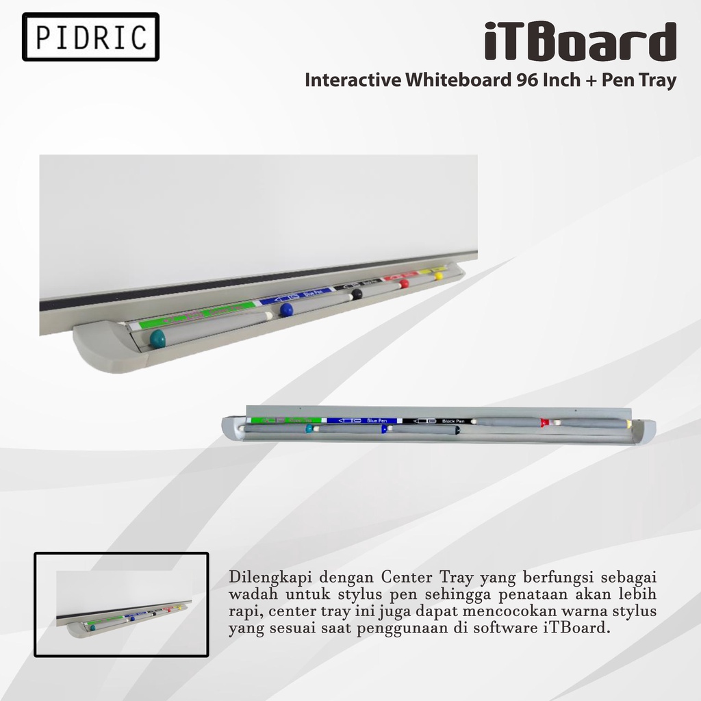 Jual iTBoard Papan Tulis Interaktif 96 Inch + Pen Tray Interactive ...