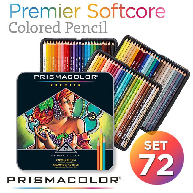 Jual ORIGINAL PRISMACOLOR Premier Soft Core 72 Colors OLD PACKAGING ...