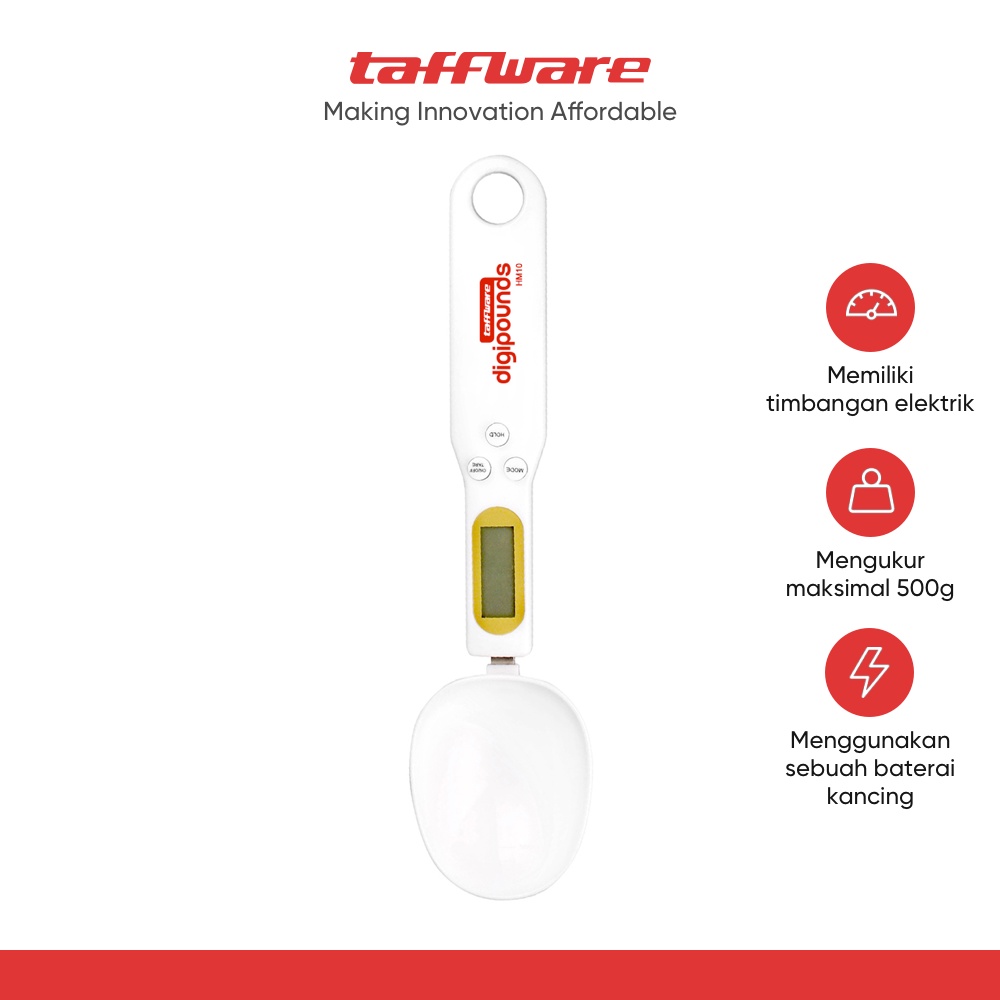 Jual Taffware Digipounds Sendok Ukur Elektrik Digital Spoon Scale Maks ...