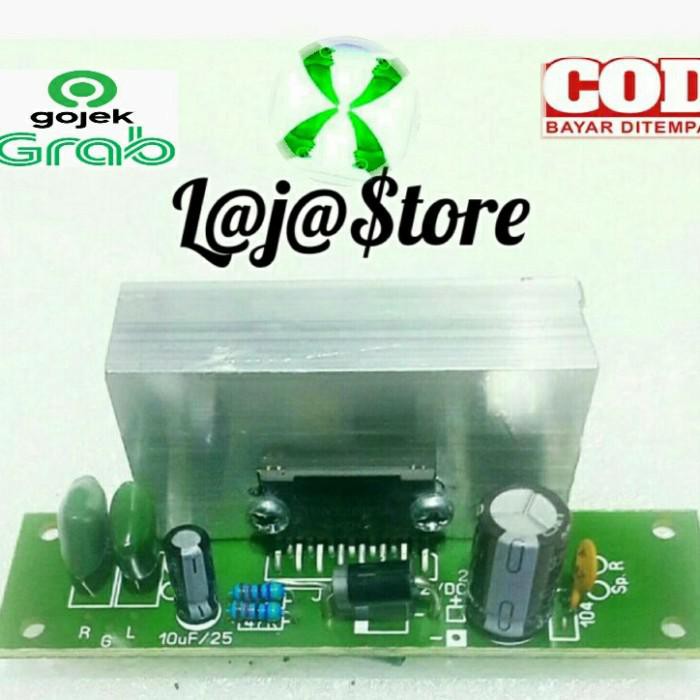 Jual Amplifier / Kit Power Amplifier Ic Tda 7266 Btl Stereo 40W Murah